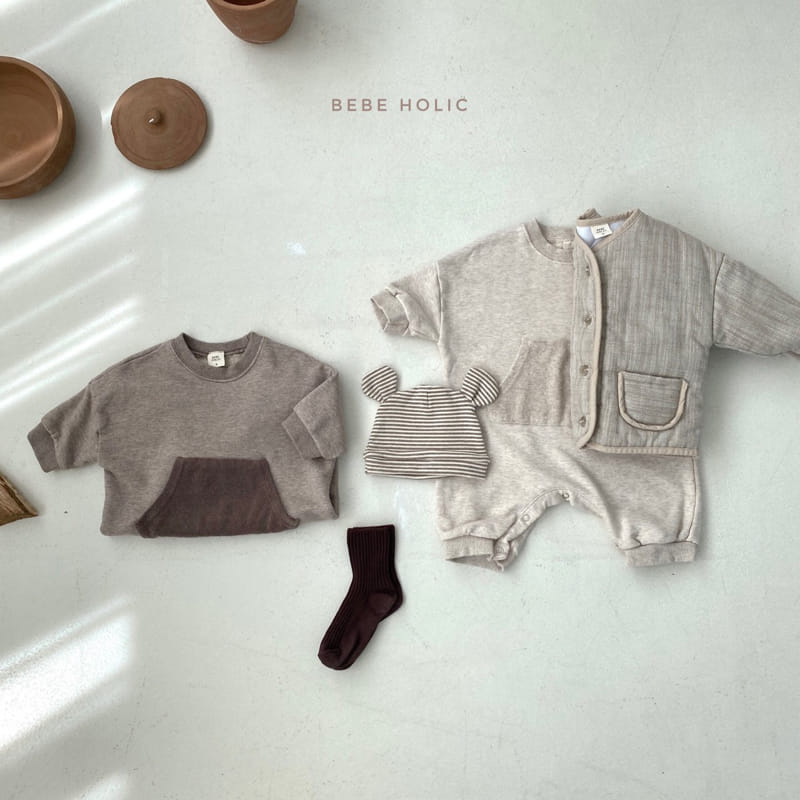 BEBE HOLIC - Korean Children Fashion - #Kfashion4kids - Dovy Pocket Bodysuit - 8