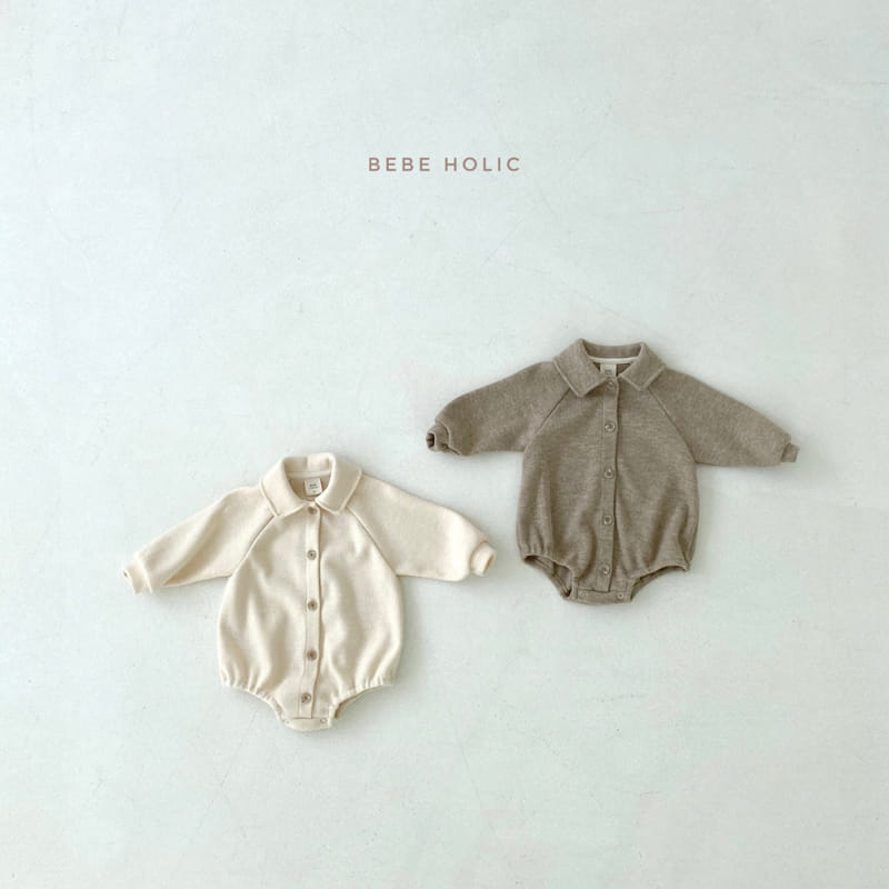 BEBE HOLIC - Korean Children Fashion - #Kfashion4kids - Wool Collar Bodysuit