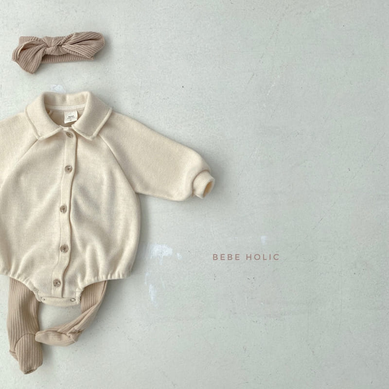 BEBE HOLIC - Korean Children Fashion - #Kfashion4kids - Wool Collar Bodysuit - 2