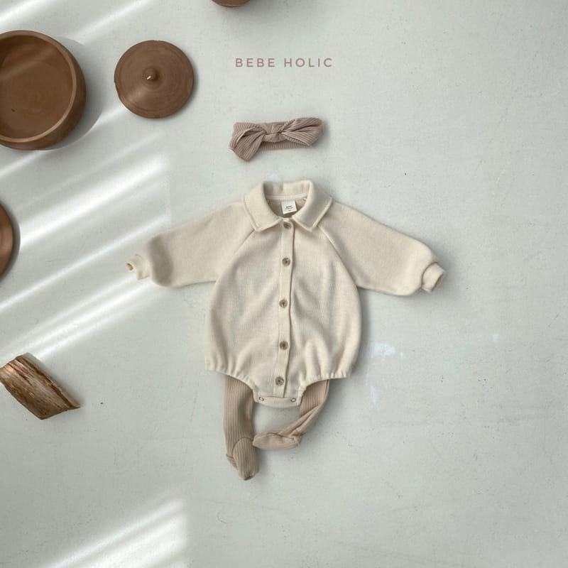 BEBE HOLIC - Korean Children Fashion - #Kfashion4kids - Wool Collar Bodysuit - 3