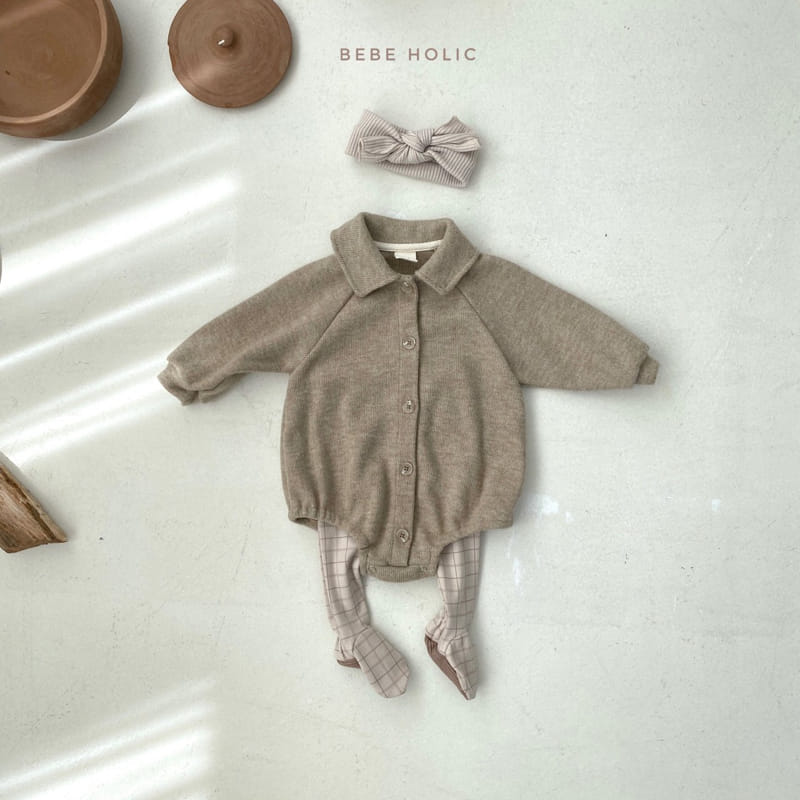 BEBE HOLIC - Korean Children Fashion - #Kfashion4kids - Wool Collar Bodysuit - 4