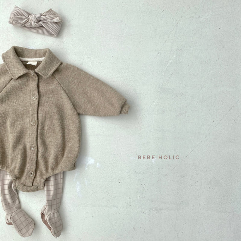 BEBE HOLIC - Korean Children Fashion - #Kfashion4kids - Wool Collar Bodysuit - 5