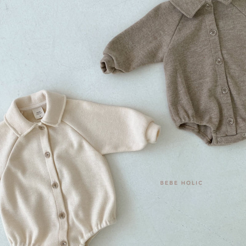 BEBE HOLIC - Korean Children Fashion - #Kfashion4kids - Wool Collar Bodysuit - 6