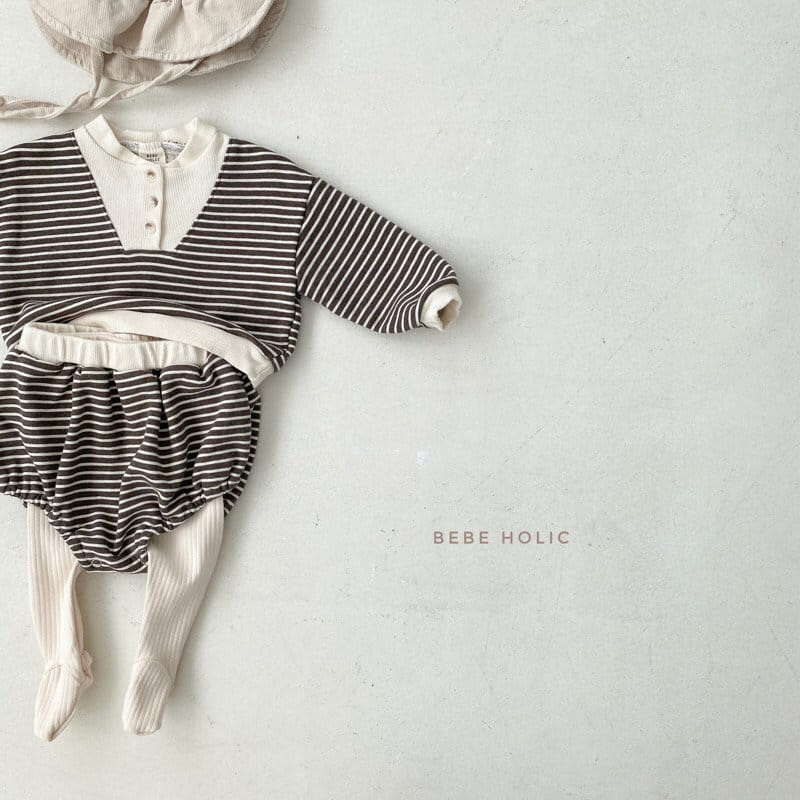 BEBE HOLIC - Korean Children Fashion - #Kfashion4kids - Vanila Sweatshirt Bottom Set - 5