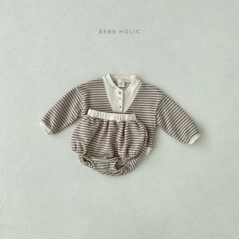 BEBE HOLIC - Korean Children Fashion - #Kfashion4kids - Vanila Sweatshirt Bottom Set - 8