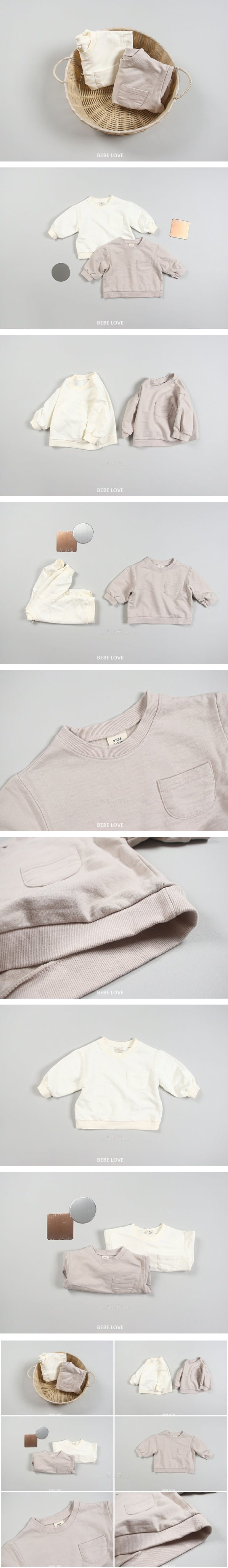 BEBE LOVE - Korean Children Fashion - #Kfashion4kids - Bebe Basic Sweatshirt