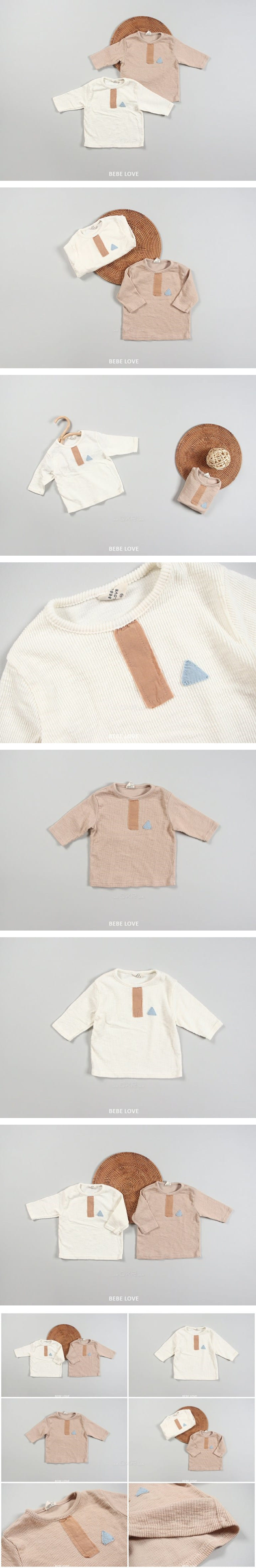 BEBE LOVE - Korean Children Fashion - #Kfashion4kids - Triangle Square Tee