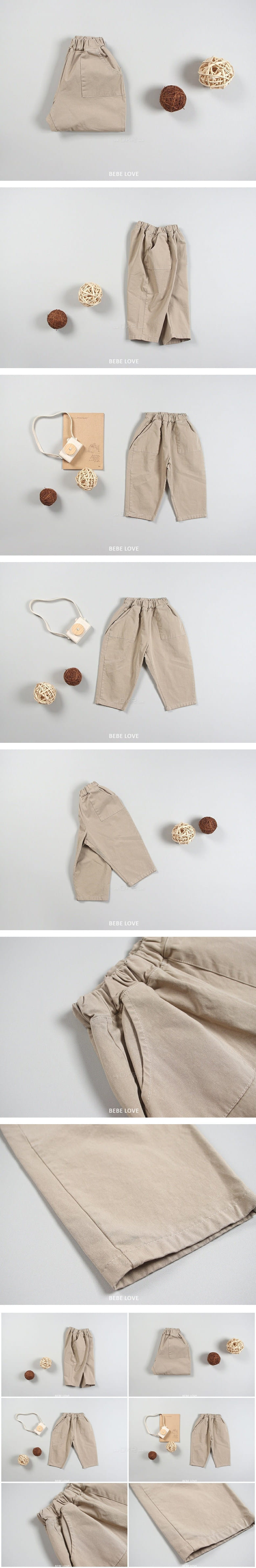 BEBE LOVE - Korean Children Fashion - #Kfashion4kids - Out Pocket Pants