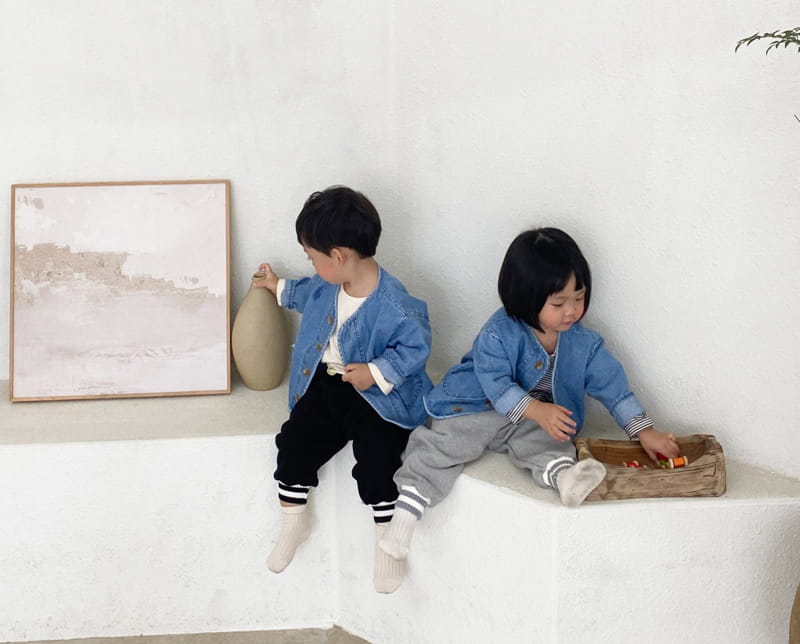 BEBE NINE - Korean Children Fashion - #Kfashion4kids - Denim Washing Jacket - 2