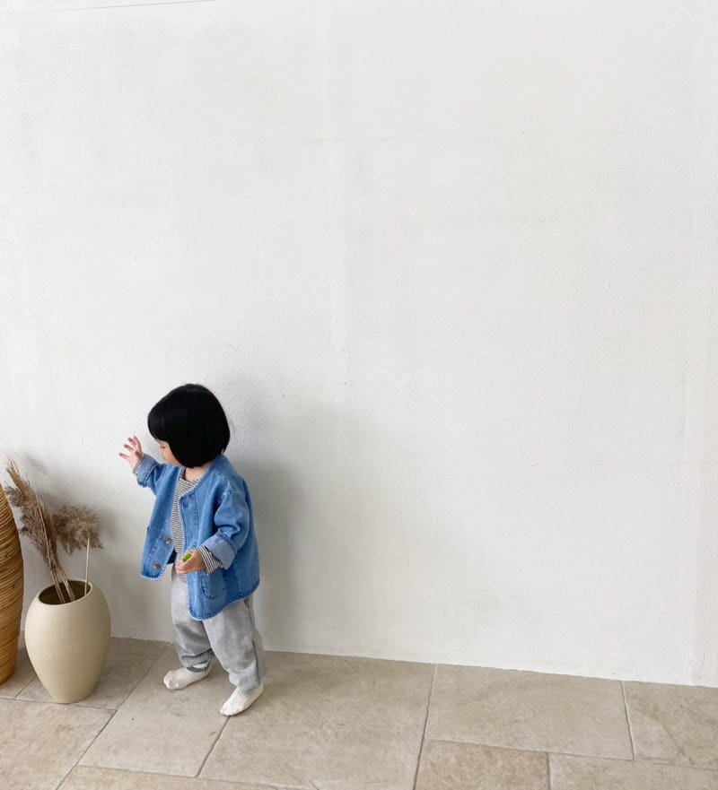 BEBE NINE - Korean Children Fashion - #Kfashion4kids - Denim Washing Jacket - 5