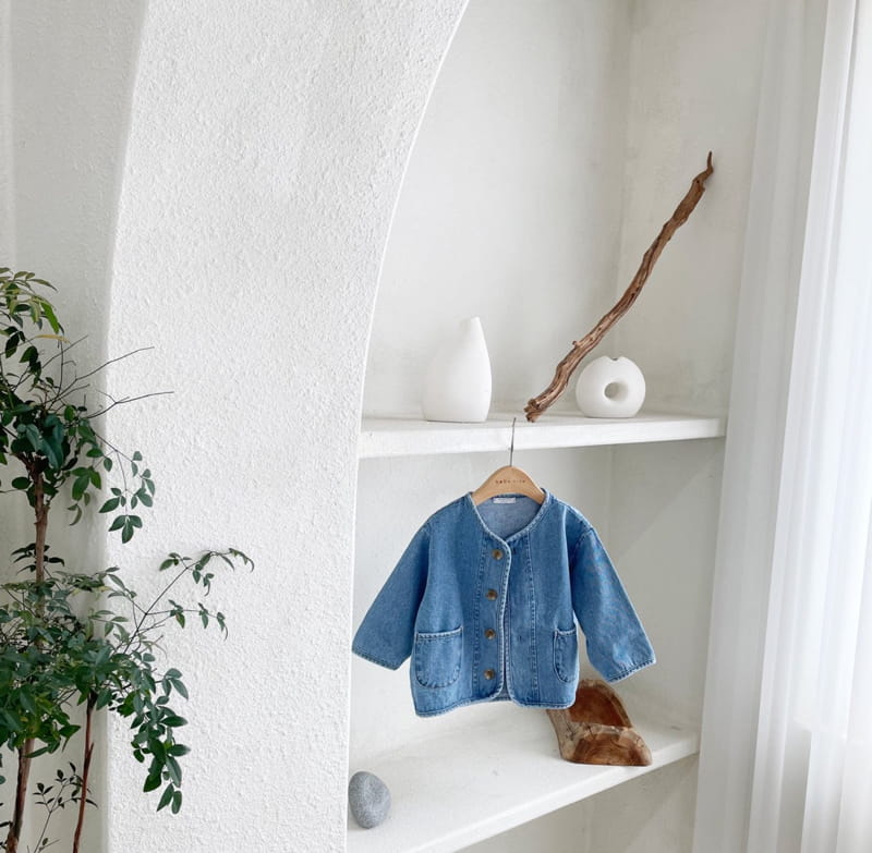 BEBE NINE - Korean Children Fashion - #Kfashion4kids - Denim Washing Jacket - 7
