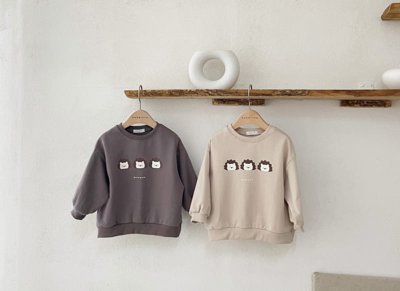 BEBE NINE - Korean Children Fashion - #Kfashion4kids - Hedgehog Sweatshirt