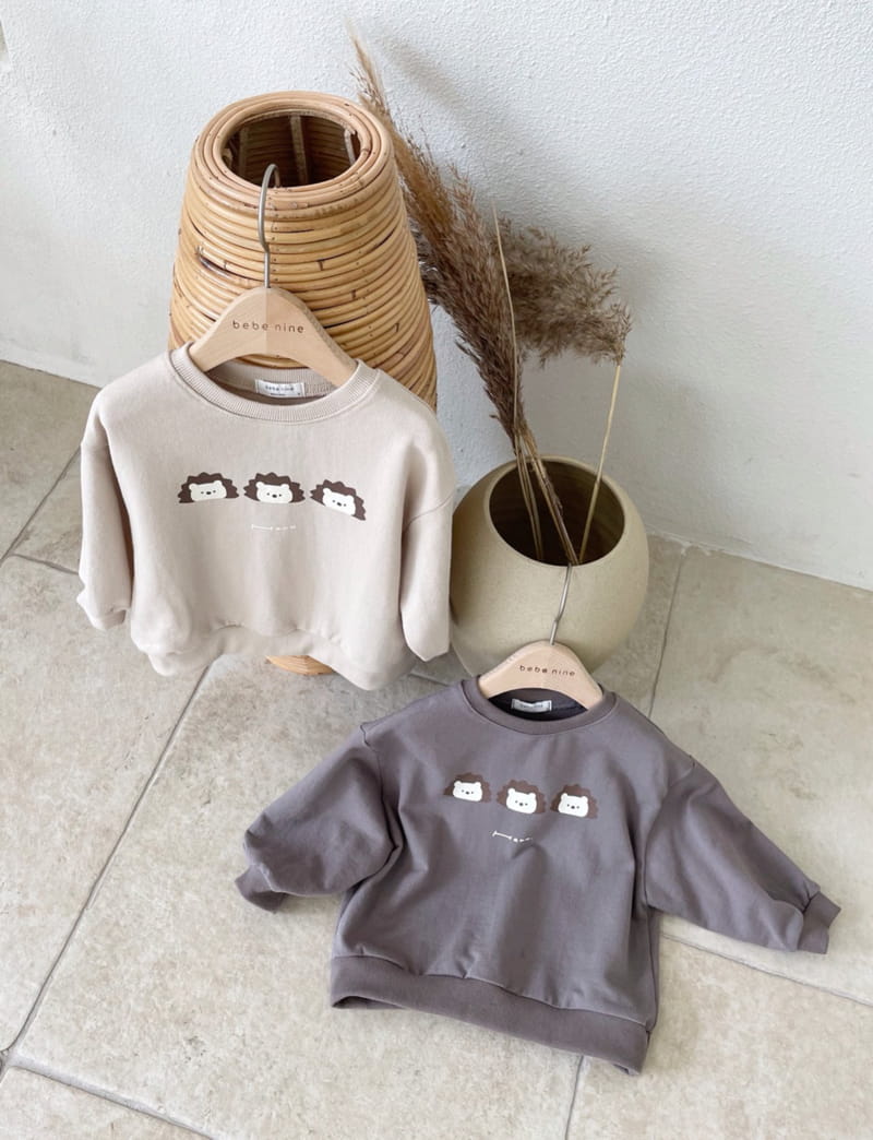 BEBE NINE - Korean Children Fashion - #Kfashion4kids - Hedgehog Sweatshirt - 9