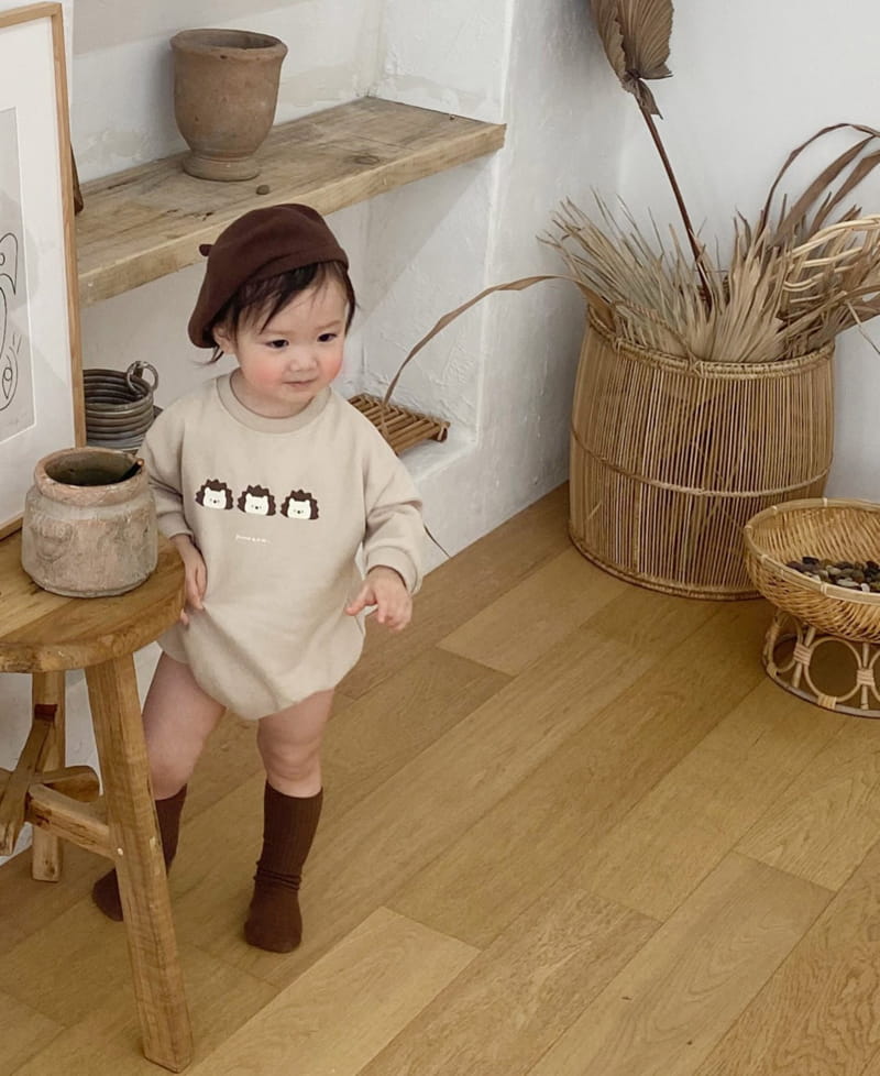 BEBE NINE - Korean Children Fashion - #Kfashion4kids - Hedgehog Bodysuit - 2