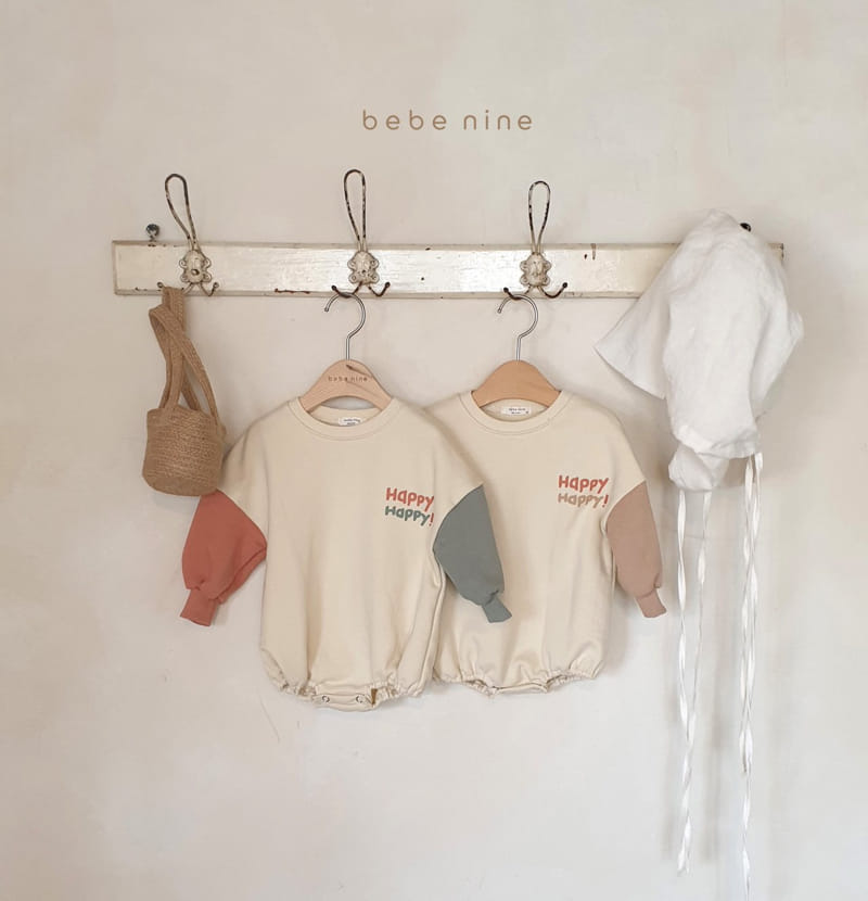 BEBE NINE - Korean Children Fashion - #Kfashion4kids - Happy Bodysuit