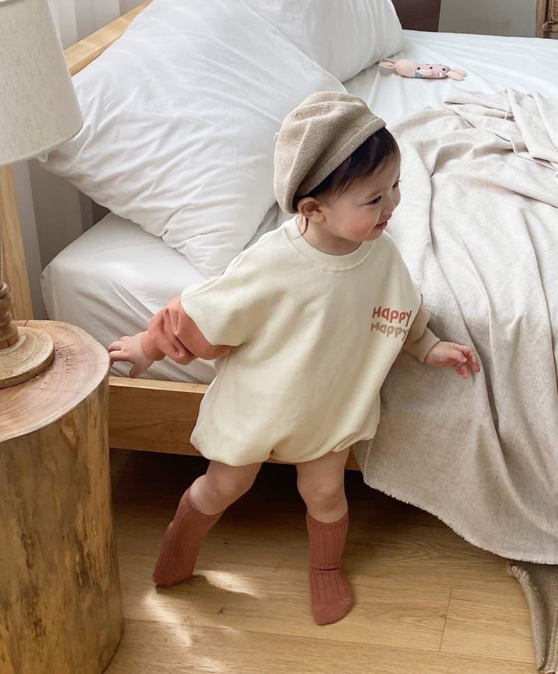 BEBE NINE - Korean Children Fashion - #Kfashion4kids - Happy Bodysuit - 6