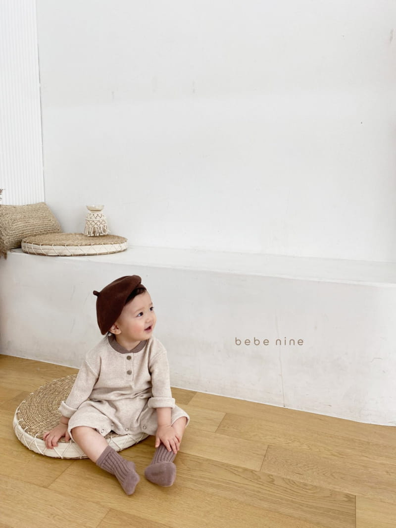 BEBE NINE - Korean Children Fashion - #Kfashion4kids - Autumn Waffle Bodysuit - 3