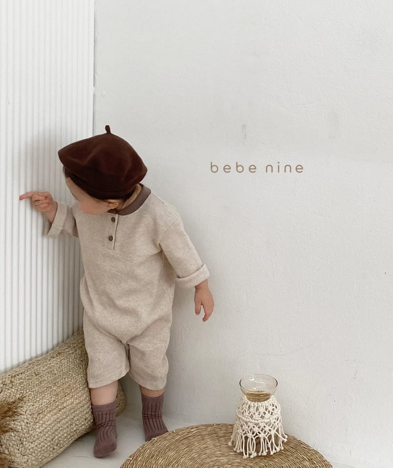 BEBE NINE - Korean Children Fashion - #Kfashion4kids - Autumn Waffle Bodysuit - 4