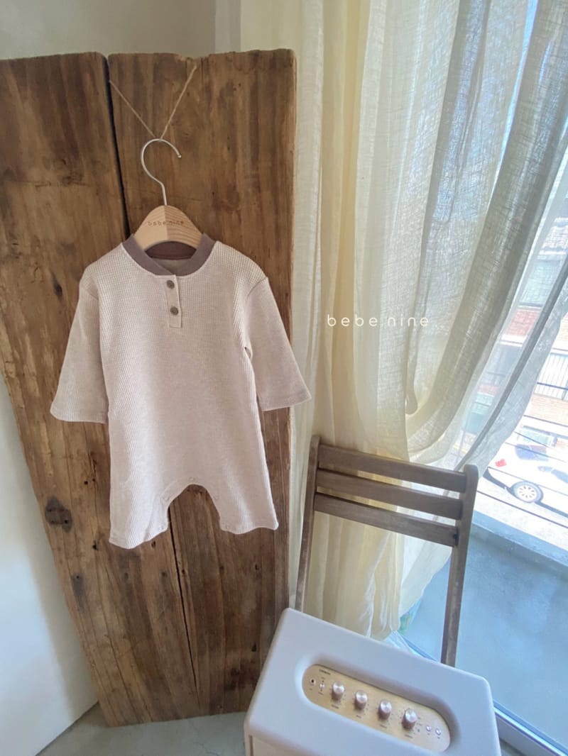 BEBE NINE - Korean Children Fashion - #Kfashion4kids - Autumn Waffle Bodysuit - 6