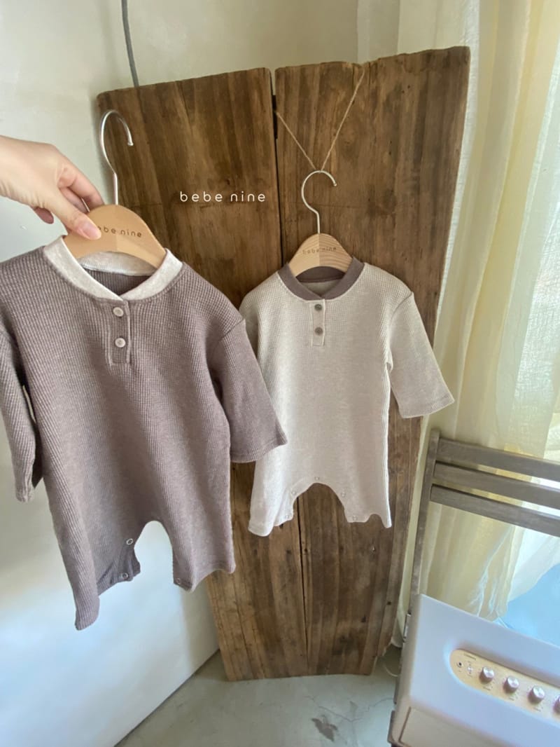 BEBE NINE - Korean Children Fashion - #Kfashion4kids - Autumn Waffle Bodysuit - 7