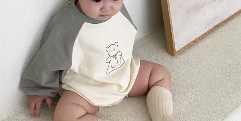 BEBE NINE - Korean Children Fashion - #Kfashion4kids - Super Bear Bodysuit - 6