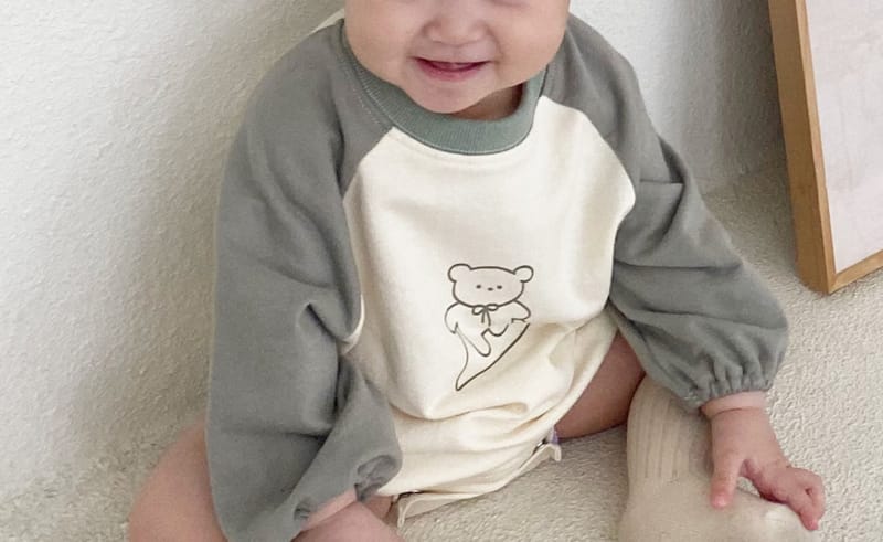 BEBE NINE - Korean Children Fashion - #Kfashion4kids - Super Bear Bodysuit - 7