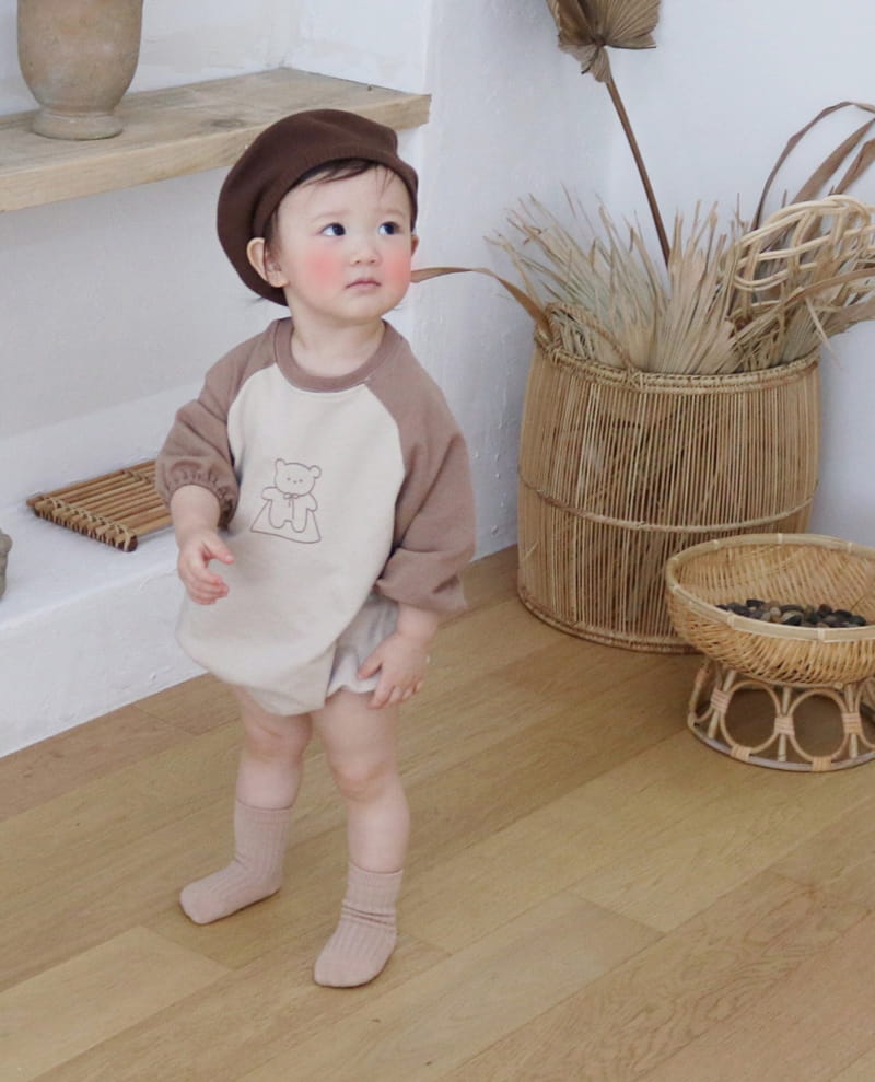 BEBE NINE - Korean Children Fashion - #Kfashion4kids - Super Bear Bodysuit - 9