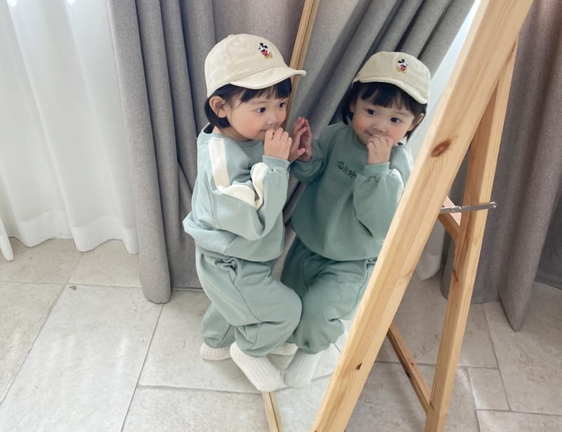 BEBE NINE - Korean Children Fashion - #Kfashion4kids - Hello Top Bottom Set - 2