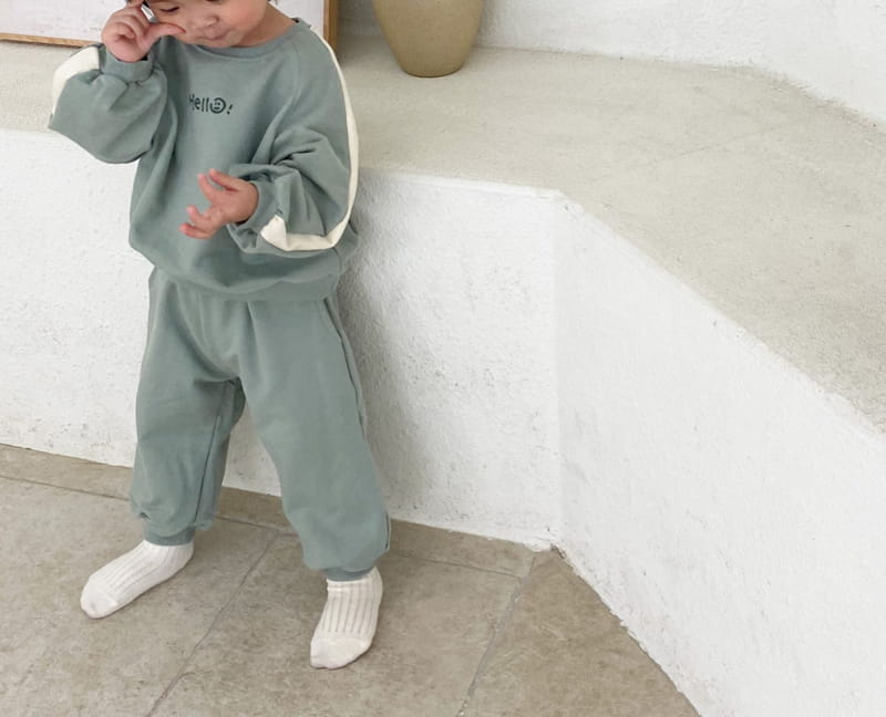 BEBE NINE - Korean Children Fashion - #Kfashion4kids - Hello Top Bottom Set - 6
