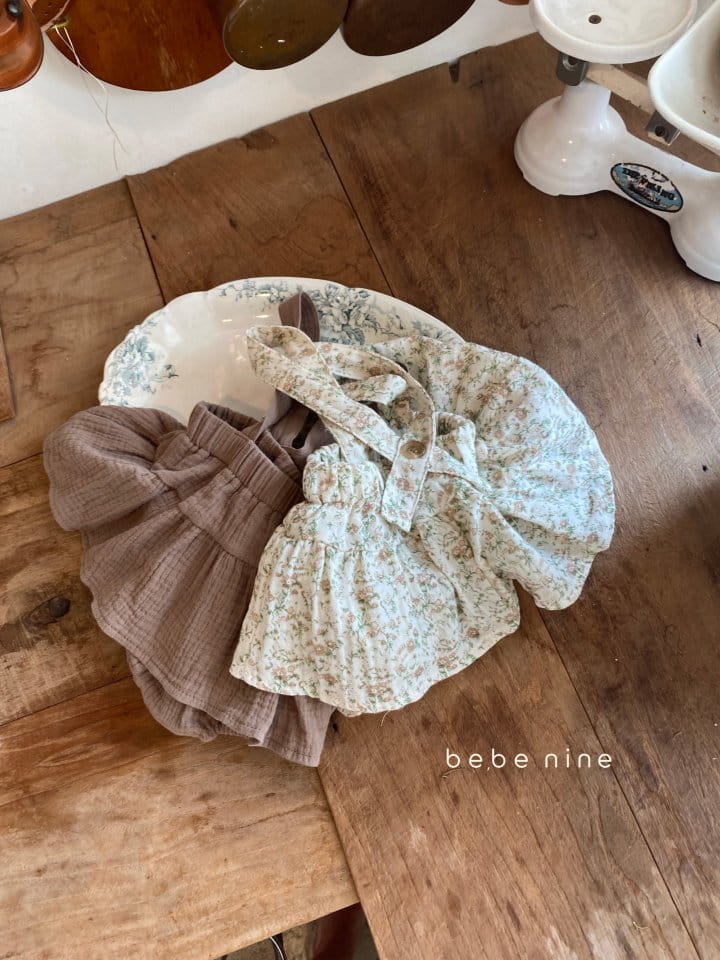 BEBE NINE - Korean Children Fashion - #Kfashion4kids - Bebe Cong Cong Brown Bodysuit