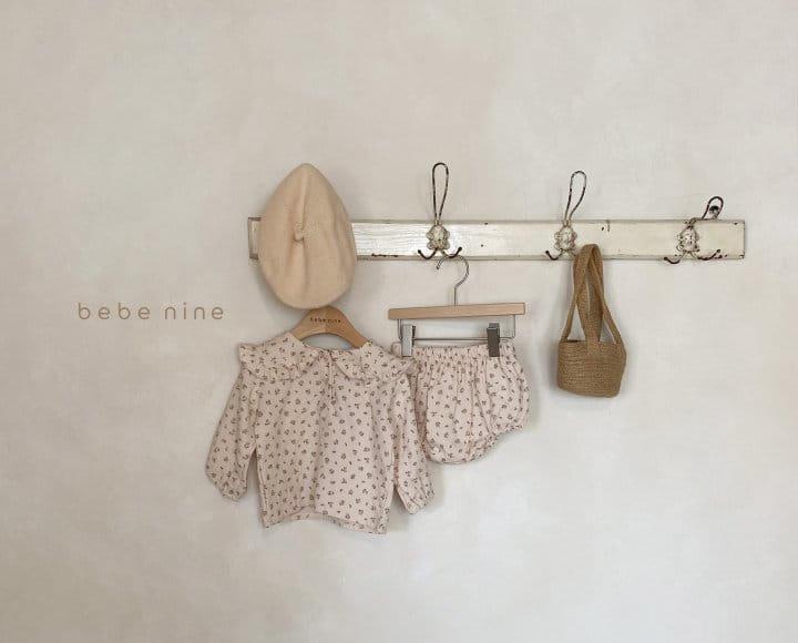 BEBE NINE - Korean Children Fashion - #Kfashion4kids - Beeb Frill Top Bloomer Set  - 3