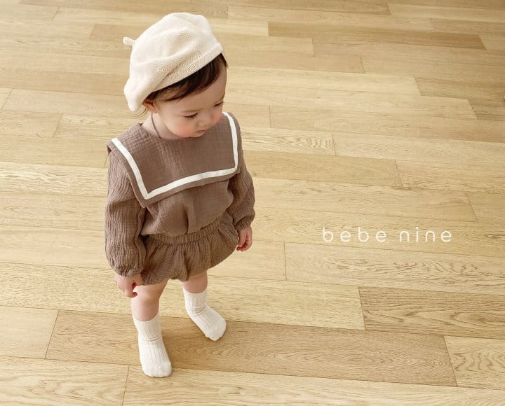 BEBE NINE - Korean Children Fashion - #Kfashion4kids - Bebe Sailor Top Bottom Set - 4