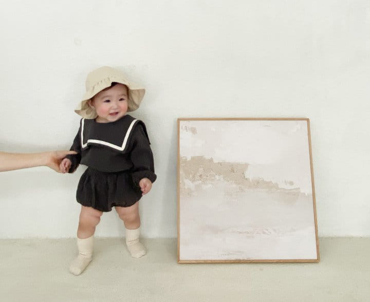 BEBE NINE - Korean Children Fashion - #Kfashion4kids - Bebe Sailor Top Bottom Set - 8