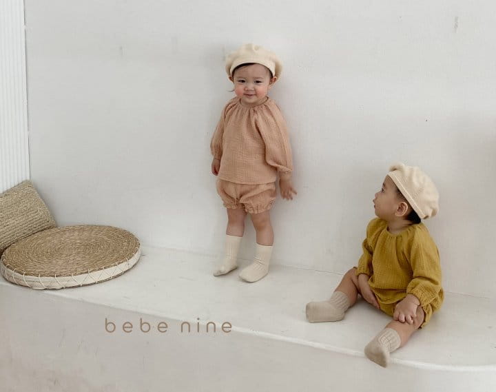 BEBE NINE - Korean Children Fashion - #Kfashion4kids - Bebe Marie Top Bottom Set - 5