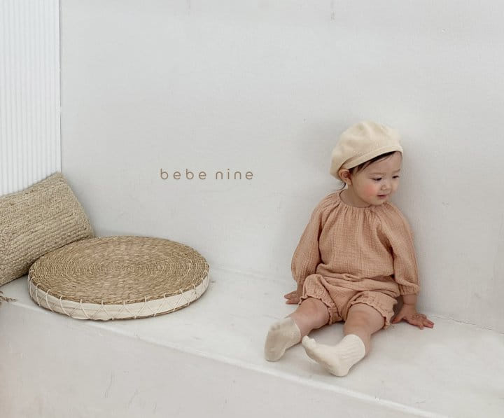 BEBE NINE - Korean Children Fashion - #Kfashion4kids - Bebe Marie Top Bottom Set - 6