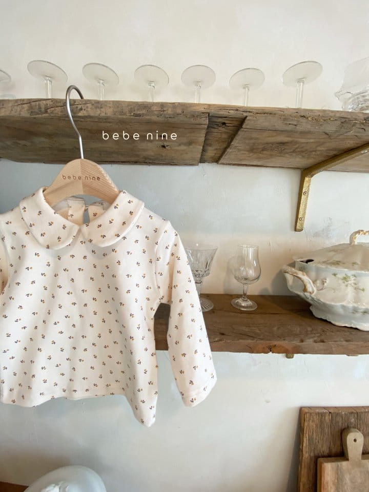 BEBE NINE - Korean Children Fashion - #Kfashion4kids - Bebe May Collar Flower Tee - 5