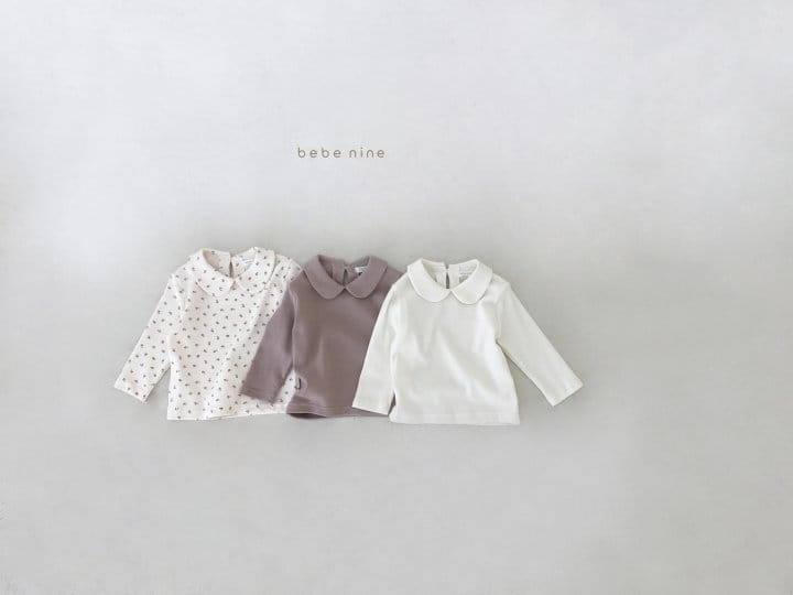 BEBE NINE - Korean Children Fashion - #Kfashion4kids - Bebe May Collar Flower Tee - 9