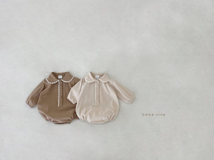 BEBE NINE - Korean Children Fashion - #Kfashion4kids - Bebe Collat Lace Bodysuit
