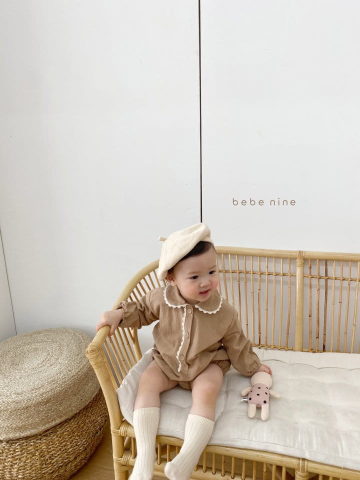 BEBE NINE - Korean Children Fashion - #Kfashion4kids - Bebe Collat Lace Bodysuit - 9