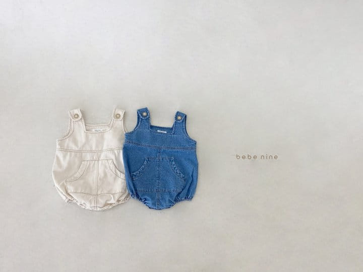 BEBE NINE - Korean Children Fashion - #Kfashion4kids - Bebe Denim Dungarees