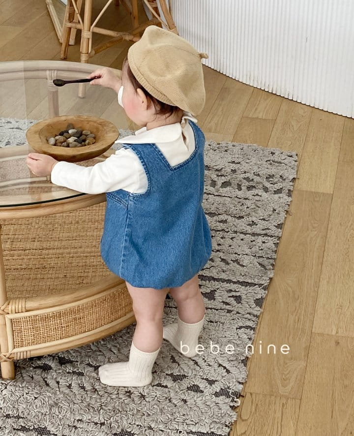 BEBE NINE - Korean Children Fashion - #Kfashion4kids - Bebe Denim Dungarees - 3
