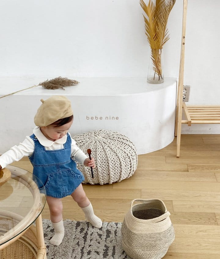 BEBE NINE - Korean Children Fashion - #Kfashion4kids - Bebe Denim Dungarees - 4