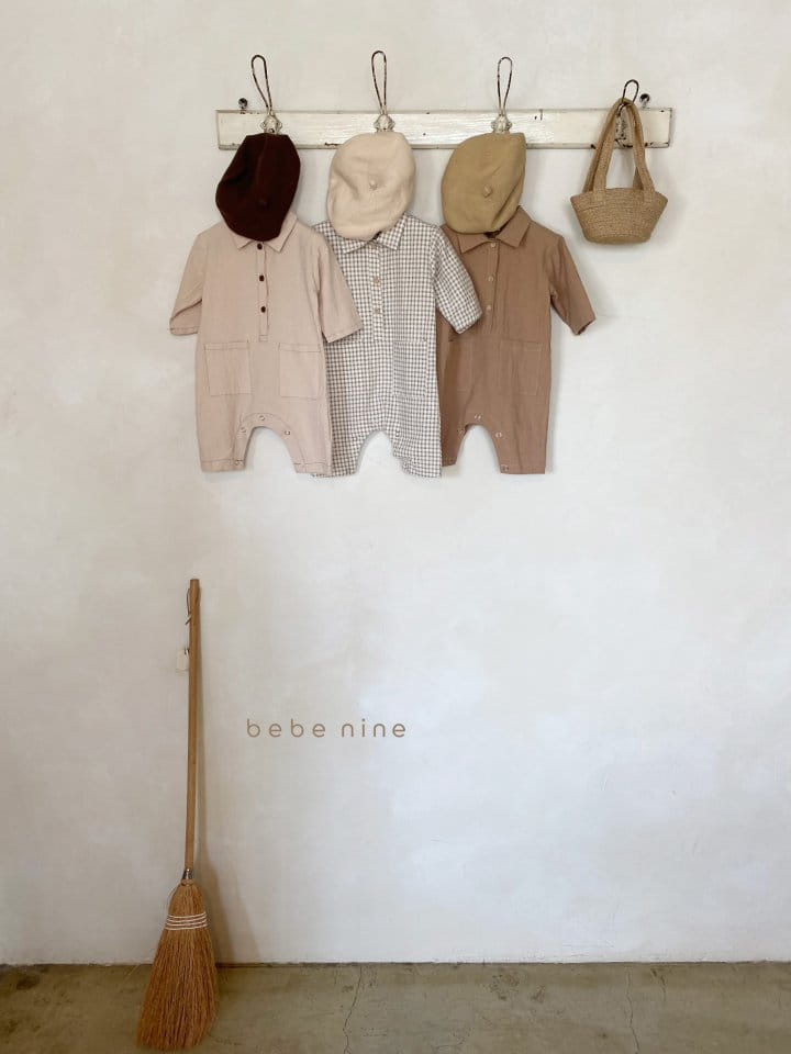 BEBE NINE - Korean Children Fashion - #Kfashion4kids - Bebe Baba Collar Bodysuit