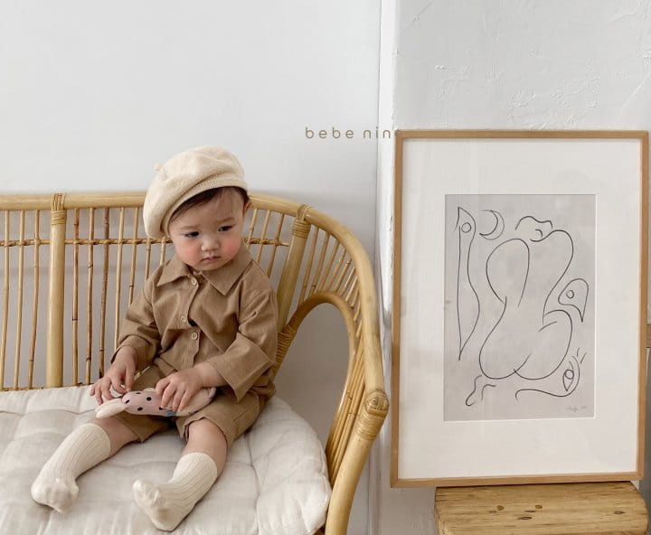 BEBE NINE - Korean Children Fashion - #Kfashion4kids - Bebe Baba Collar Bodysuit - 3