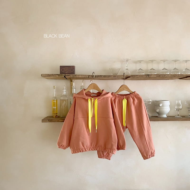 BLACK BEAN - Korean Children Fashion - #Kfashion4kids - Neon Top Bottom Set - 4