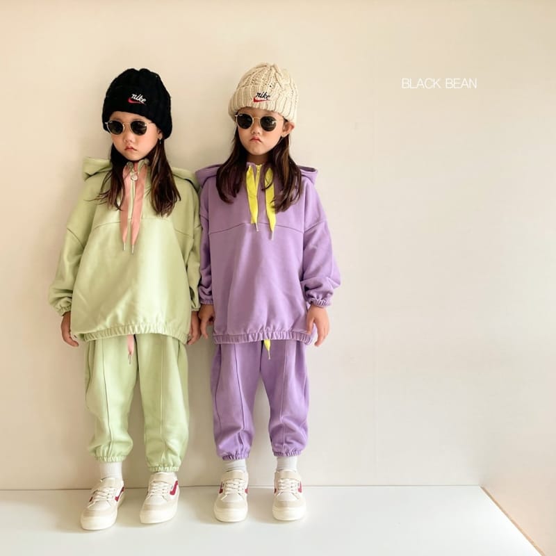 BLACK BEAN - Korean Children Fashion - #Kfashion4kids - Neon Top Bottom Set - 9