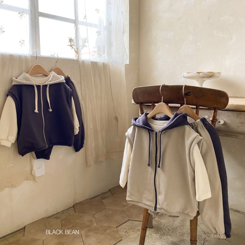 BLACK BEAN - Korean Children Fashion - #Kfashion4kids - Rookie Top Bottom Set - 4