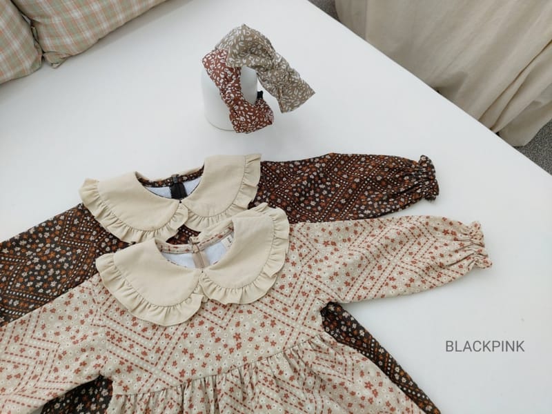BLACK PINK - Korean Children Fashion - #Kfashion4kids - Vintage Cordureoy One-piece - 3