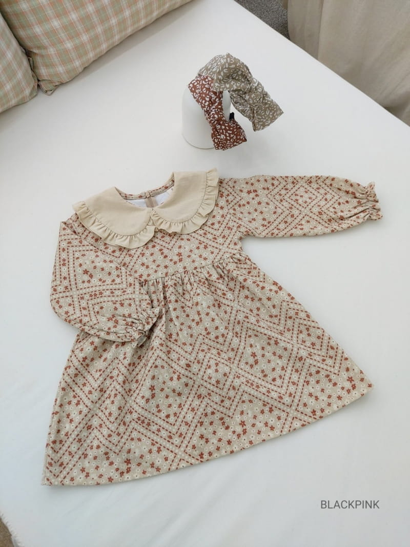 BLACK PINK - Korean Children Fashion - #Kfashion4kids - Vintage Cordureoy One-piece - 7