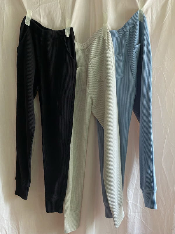 BON BON BUTIK - Korean Children Fashion - #Kfashion4kids - Adult Waffle Pants - 8